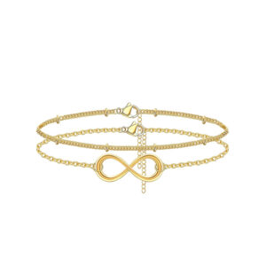 Dainty Infinity Gold Bracelet