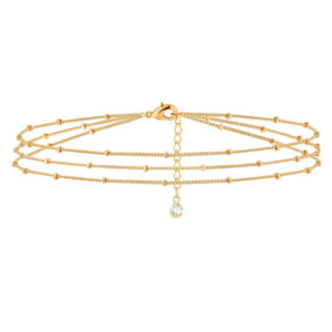 Dainty Layered Gold Bracelet